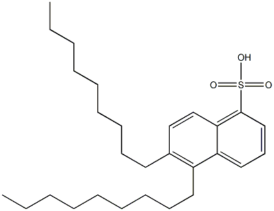 5,6-Dinonyl-1-naphthalenesulfonic acid Struktur