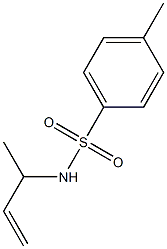 N-(1-Methyl-2-propenyl)-p-toluenesulfonamide Struktur