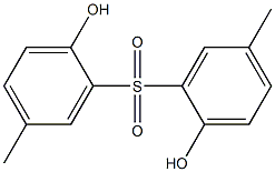 2,2'-Sulfonylbis(4-methylphenol) Struktur