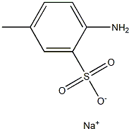 2-Amino-5-methylbenzenesulfonic acid sodium salt Struktur