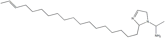 1-(1-Aminoethyl)-2-(16-octadecenyl)-3-imidazoline Struktur