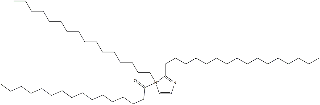 1,2-Dihexadecyl-1-hexadecanoyl-1H-imidazol-1-ium Struktur