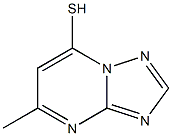 5-Methyl[1,2,4]triazolo[1,5-a]pyrimidine-7-thiol Struktur