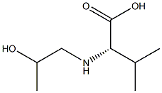 N-(2-Hydroxypropyl)valine Struktur