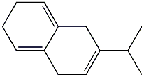 1,4,6,7-Tetrahydro-2-isopropylnaphthalene Struktur