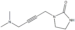 1-[4-Dimethylamino-2-butynyl]imidazolidin-2-one Struktur