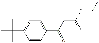 4-tert-Butylbenzoylacetic acid ethyl ester Struktur