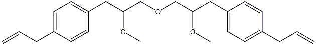 2-Methoxy-4-(2-propenyl)phenylpropyl ether Struktur