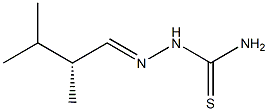 [R,(-)]-2,3-Dimethylbutyraldehydethiosemicarbazone Struktur