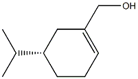 (5S)-5-Isopropyl-1-cyclohexene-1-methanol Struktur