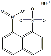 8-Nitro-1-naphthalenesulfonic acid ammonium salt Struktur