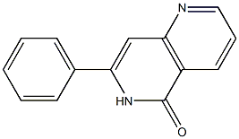 7-Phenyl-1,6-naphthyridin-5(6H)-one Struktur