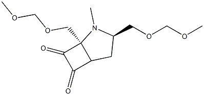 (2R,5R)-2,5-Bis(methoxymethoxymethyl)-1-methyloxalyltetrahydro-1H-pyrrole Struktur