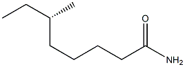 [S,(+)]-6-Methyloctanamide Struktur