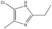 2-Ethyl-4-methyl-5-chloro-1H-imidazole Struktur