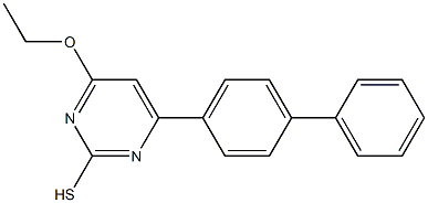 6-(1,1'-Biphenyl-4-yl)-4-ethoxypyrimidine-2-thiol Struktur