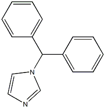 1-[Bis(phenyl)methyl]-1H-imidazole Struktur