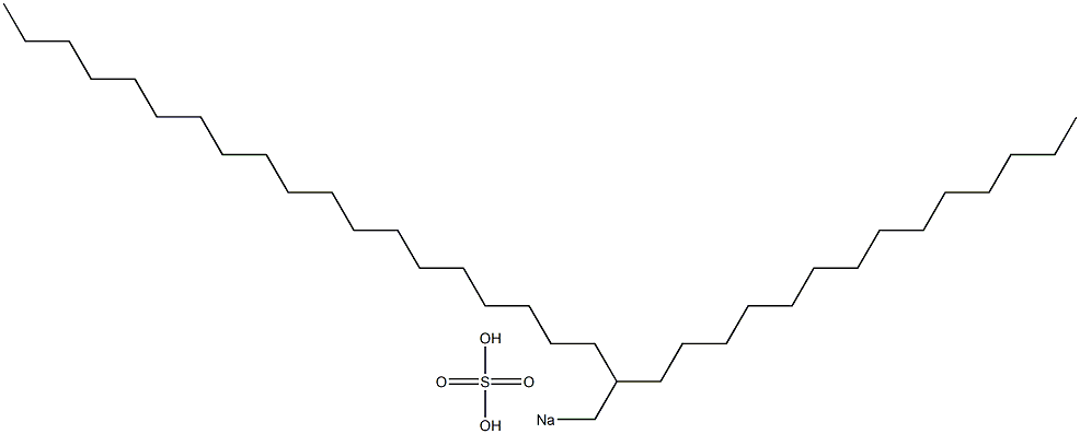 Sulfuric acid 2-tetradecylhenicosyl=sodium salt Struktur