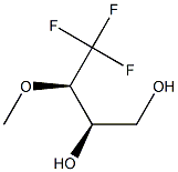 (2R,3R)-3-Methoxy-4,4,4-trifluorobutane-1,2-diol Struktur