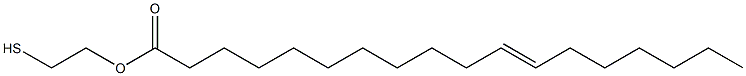 11-Octadecenoic acid 2-mercaptoethyl ester Struktur