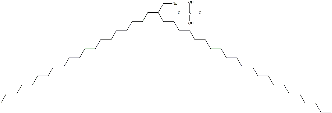 Sulfuric acid 2-icosyltetracosyl=sodium salt Struktur