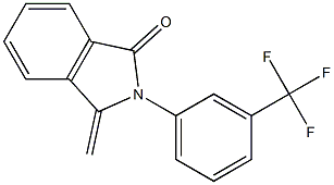 2-[3-(Trifluoromethyl)phenyl]-3-methyleneisoindoline-1-one Struktur