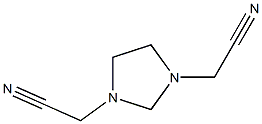 Imidazolidine-1,3-diacetonitrile Struktur