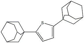 1-[5-(Adamantan-1-yl)-2-thienyl]adamantane Struktur