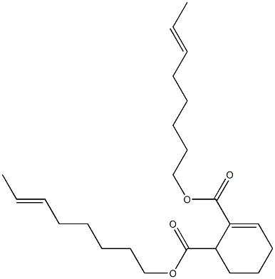 2-Cyclohexene-1,2-dicarboxylic acid bis(6-octenyl) ester Struktur