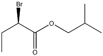 [R,(+)]-2-Bromobutyric acid isobutyl ester Struktur