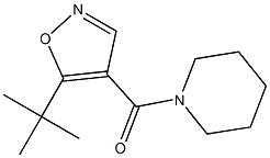 4-(Piperidinocarbonyl)-5-tert-butylisoxazole Struktur