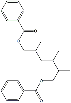 2,2'-Dimethyl[2,2'-(1-methylethylene)bisethanol]dibenzoate Struktur