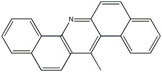 14-Methyldibenz[a,h]acridine Struktur