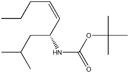 (R,Z)-N-(tert-Butoxycarbonyl)-8-methyl-4-nonen-6-amine Struktur