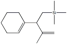 [2-(1-Cyclohexenyl)-3-methyl-3-butenyl]trimethylsilane Struktur