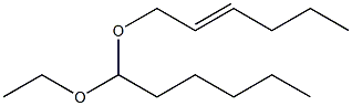 Hexanal ethyl[(E)-2-hexenyl]acetal Struktur