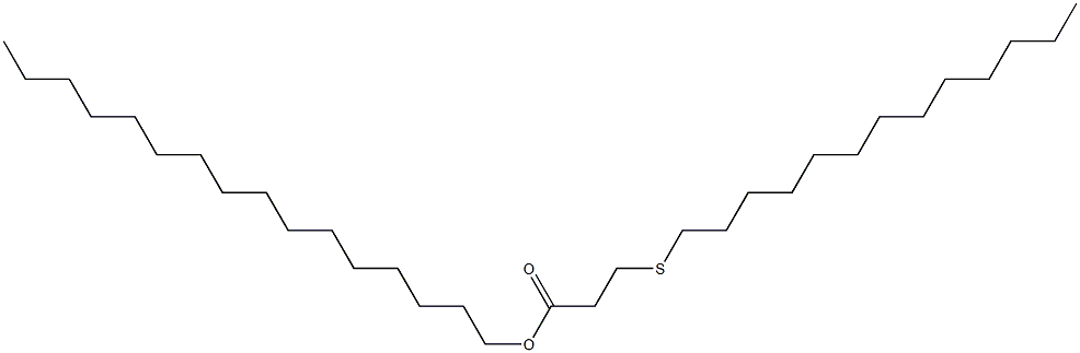 3-(Tridecylthio)propionic acid hexadecyl ester Struktur