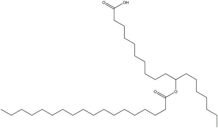 11-Octadecanoyloxyoctadecanoic acid Struktur