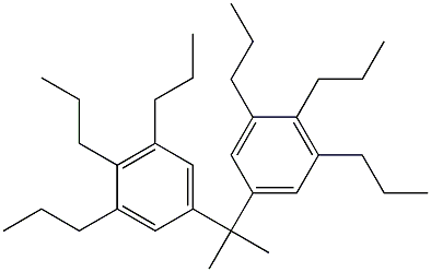 5,5'-Isopropylidenebis(1,2,3-tripropylbenzene) Struktur