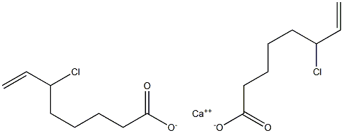 Bis(6-chloro-7-octenoic acid)calcium salt Struktur