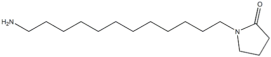 1-(12-Aminododecyl)-2-pyrrolidone Struktur