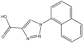 1-(1-Naphtyl)-1H-1,2,3-triazole-4-carboxylic acid Struktur