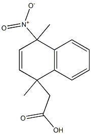 [(1,4-Dihydro-1,4-dimethyl-4-nitronaphthalen)-1-yl]acetate Struktur