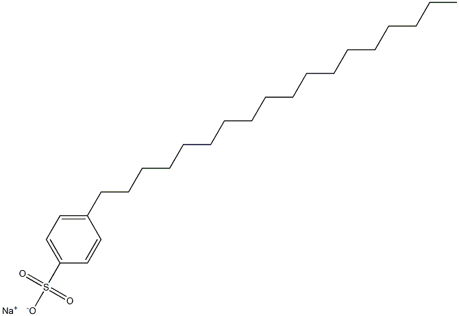 4-Octadecylbenzenesulfonic acid sodium salt Struktur