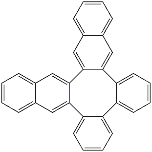 Dibenzo[b,h]tetraphenylene Struktur