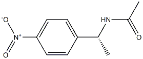 N-[(1R)-1-(4-Nitrophenyl)ethyl]acetamide Struktur