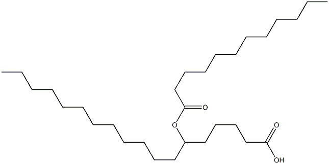 6-Lauroyloxyoctadecanoic acid Struktur