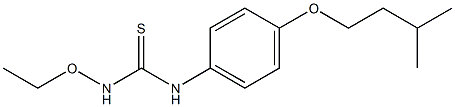 3-Ethoxy-1-(4-isopentyloxyphenyl)thiourea Struktur