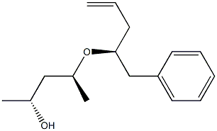 (1R,3S)-3-[[(1S)-1-Benzyl-3-butenyl]oxy]-1,3-dimethyl-1-propanol Struktur