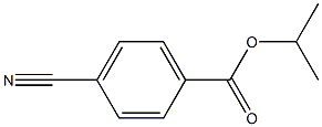 4-Cyanobenzoic acid isopropyl ester Struktur